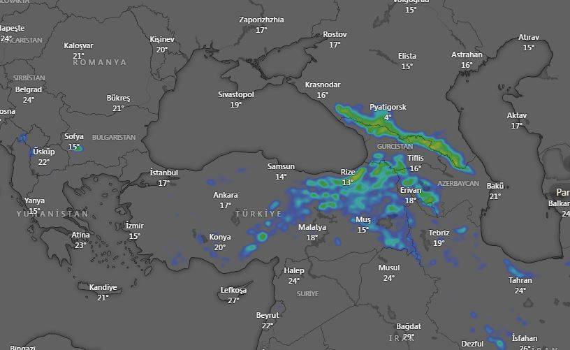 Meteoroloji saat verip 11 ili uyardı. Gök gürültülü sağanak vuracak 4